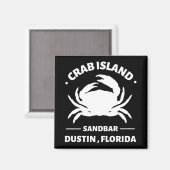 カニ島砂州フロリダ マグネット (正面/裏面)