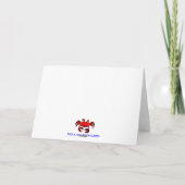 カニ幸せ40thバースデーカード カード (裏面)