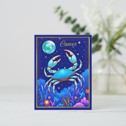 カニ座の星座 ポストカード (スタンド正面)