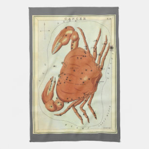 カニ座 クラブ ヴィンテージ星座、ウラニアの鏡 キッチンタオル