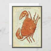 カニ座 クラブ ヴィンテージ星座、ウラニアの鏡 招待状 (正面/裏面)