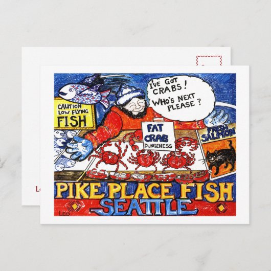 カニ得の？ ポストカード (正面/裏面)