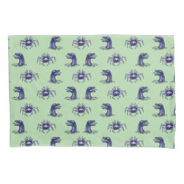 カニ怪獣と水竜パターン 枕カバー