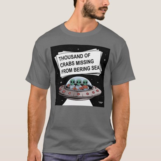 カニ恋しく思ズ Tシャツ (正面)