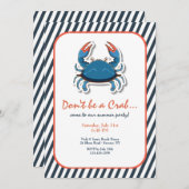 カニ招待状 招待状 (正面/裏面)