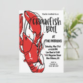 カニ料理パーティーのご招待 招待状 (スタンド正面)