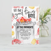 カニ料理パーティーのご招待 招待状 (スタンド正面)