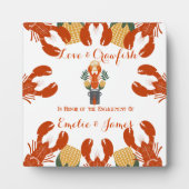 カニ料理パーティーエンゲージメントパーティー フォトプラーク (正面)