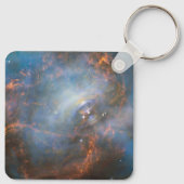 カニ星雲の中心中性子星。 キーホルダー (裏面)