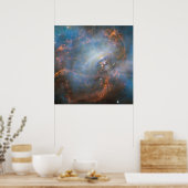 カニ星雲の中心中性子星。 ポスター (キッチン)