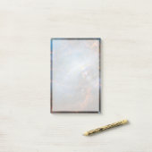 カニ星雲の中心中性子星。 ポストイット (デスク上)