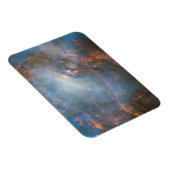 カニ星雲の中心中性子星。 マグネット (右側)