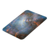 カニ星雲の中心中性子星。 マグネット (左側)