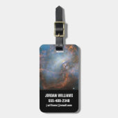 カニ星雲の中心中性子星。 ラゲッジタグ (正面縦)