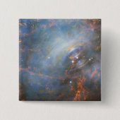 カニ星雲の中心中性子星。 缶バッジ (正面)