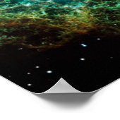 カニ星雲の華やかな写真 ポスター (角)