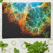 カニ星雲スーパーノバレムナントハッブル宇宙写真 キッチンタオル (折り畳み)