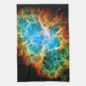 カニ星雲スーパーノバレムナントハッブル宇宙写真 キッチンタオル (縦)