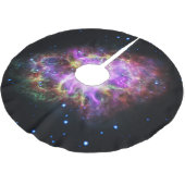 カニ星雲スーパーノバレムナントハッブル複合体 ブラッシュドポリエステルツリースカート (アングル)