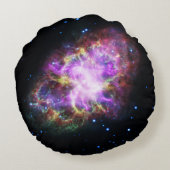 カニ星雲スーパーノバレムナントハッブル複合体 ラウンドクッション (裏面)