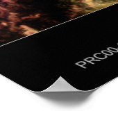 カニ星雲ハッブル望遠鏡 ポスター (角)