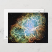 カニ星雲宇宙NASAの写真 ポストカード (正面/裏面)