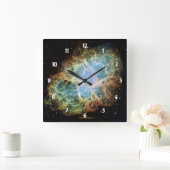 カニ星雲 スクエア壁時計 (ホーム)