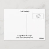 カニ星雲 ポストカード (裏面)