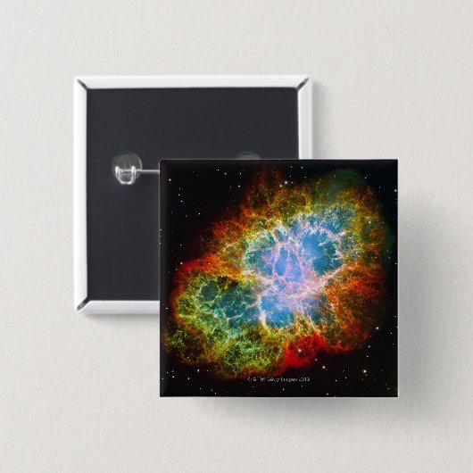 カニ星雲 缶バッジ (正面&裏面)