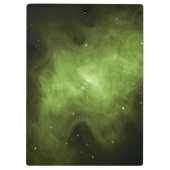 カニ星雲、超新星残骸、グリーンライト クリップボード (裏面)