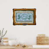 カニ氏ファーストドル$ ポスター (キッチン)