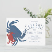カニ沸騰パーティー誕生日ディナークロフィッシュ 招待状 (スタンド正面)