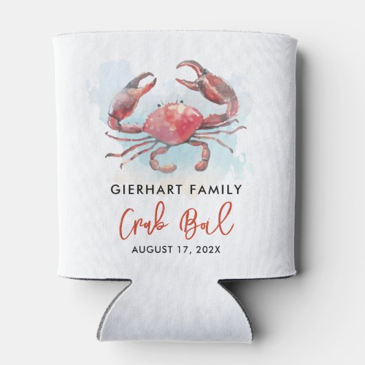 カニ沸騰ファミリー懇親会夏シーフードパーティー 缶クーラー (裏面)