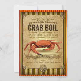 カニ沸騰/任意の大事な行事 招待状