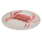 カニ海ビーチ海甲殻類円形 カッティングボード (角)