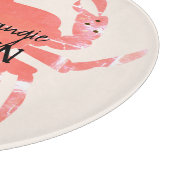 カニ海ビーチ海甲殻類円形 カッティングボード (角)