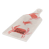 カニ海ビーチ海甲殻類 カッティングボード (角)