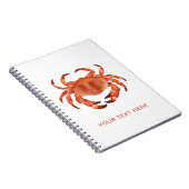 カニ海辺航海の沿岸 ノートブック (右側)