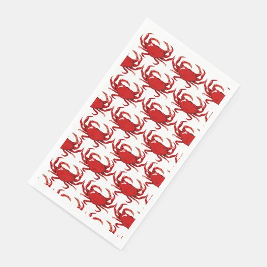 カニ海鮮赤紙タオル (コーナー)