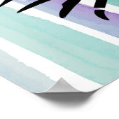 カニ漁師の肉屋の肉切りアート ポスター (角)