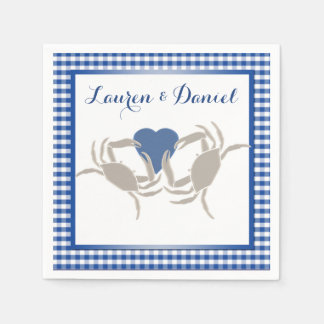 カニ煮沸パーティーテーマ スタンダードカクテルナプキン