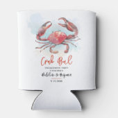 カニ煮沸婚約シーフードパーティー 缶クーラー (裏面)