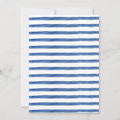 カニ煮沸婚約パーティ招待 招待状 (裏面)