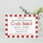 カニ煮沸招待状 招待状 (スタンド正面)