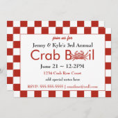 カニ煮沸招待状 招待状 (正面/裏面)