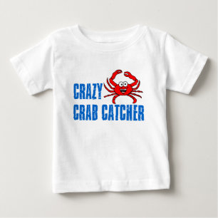 カニ熱狂する捕手 ベビーTシャツ