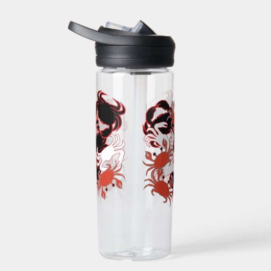 カニ熱狂する殻類心地用 ウォーターボトル (右面)