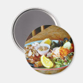 カニ爪レモンサラダ魚皿 マグネット (正面/裏面)