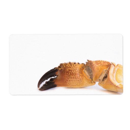 カニ爪 ラベル (正面)