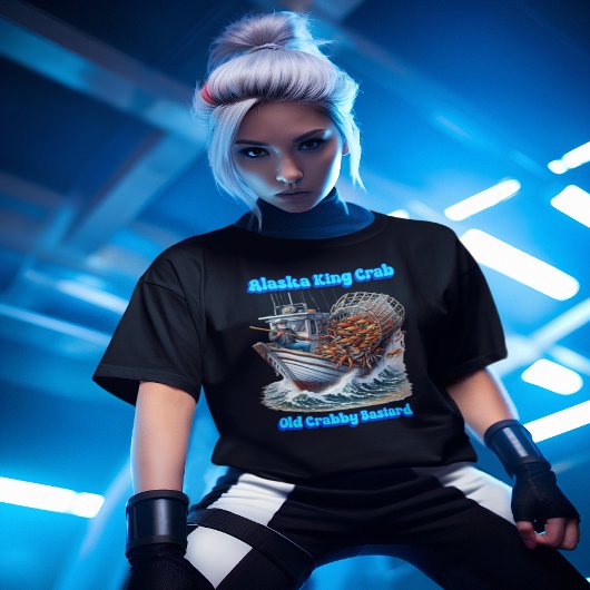 カニ狩りオールドクラビーバスタード Tシャツ